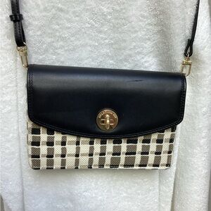 Spartina 449 Black and Cream Crossbody Bag